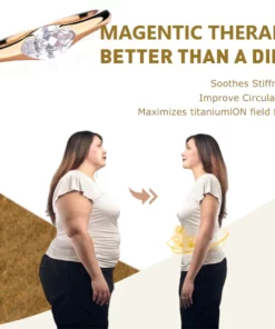 LIMETOW™ Magnetology Lymphvity Therapy Titanium ION Diamond Ring