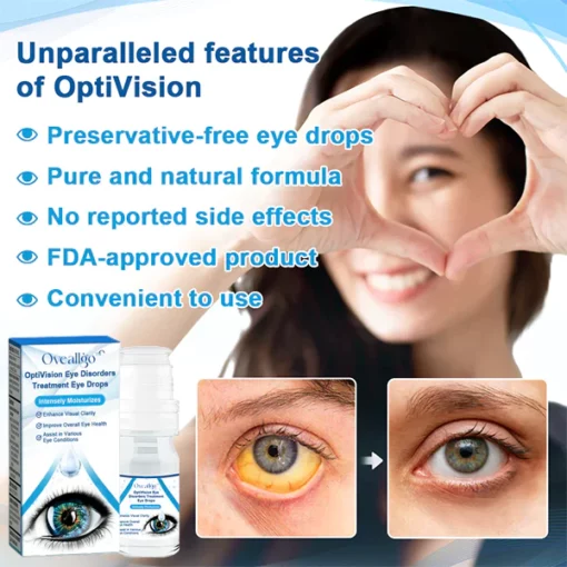 Oveallgo™ Clear OptiVision Oogaandoeningen Behandeling Oogdruppels