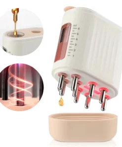 PORTABLE EMS VIBRATION MASSAGE COMB MICRO-CURRENT SCALP