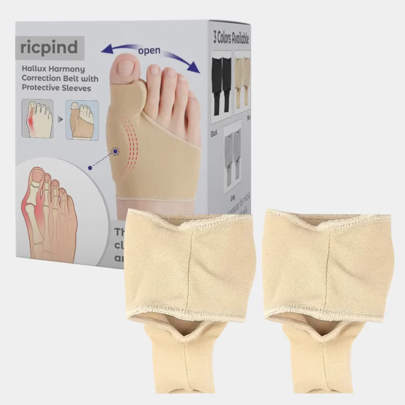 RICPIND Hallux Harmony Correction Belt with Protective Sleeves