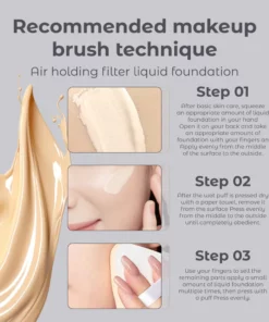 RICPIND Natural Finish Foundation Makeup Filter Concealer