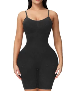 Seamless Adjustable Straps Shaping Full BodySuit
