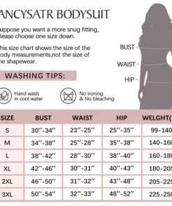 Seamless Adjustable Straps Shaping Full BodySuit