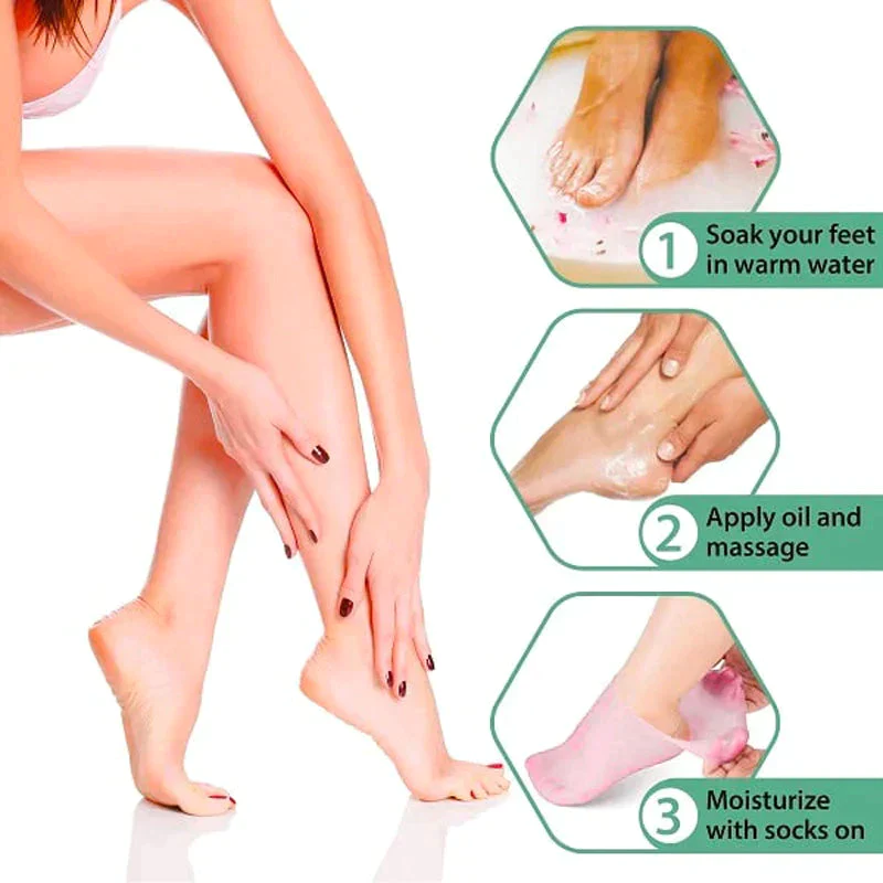 Female Foot Spa Pedicure Silicone Socks