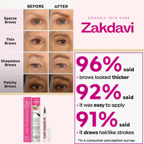 Zakdavi™ 3D Brow Microfilling Pen