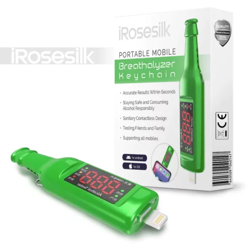 iRosesilk™ पोर्टेबल मोबाइल ब्रीथलाइज़र कीचेन