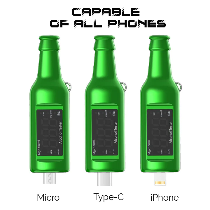 Lyseemin™ Tragbarer Alkoholtester Schlüsselanhänger 