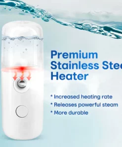 iRosesilk™ 15s Heat-Up Mini Travel Steamer