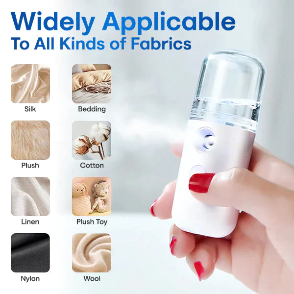 iRosesilk™ 15s Heat-Up Mini Travel Steamer