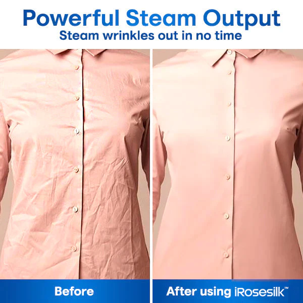 iRosesilk™ 15s Heat-Up Mini Travel Steamer