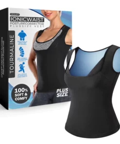 APROLO™ IONICWAIST Tourmaline Posturecorrect PlusSize Vest