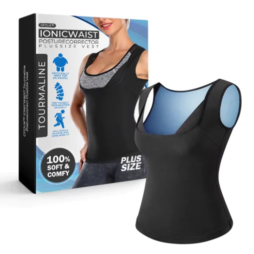 APROLO™ IONICWAIST Tourmaline Posturecorrect PlusSize Vest