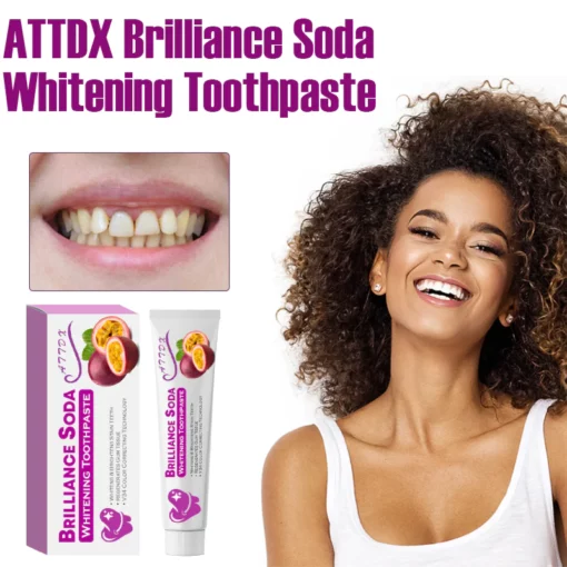 Pasta de dientes blanqueadora con soda ATTDX Brilliance