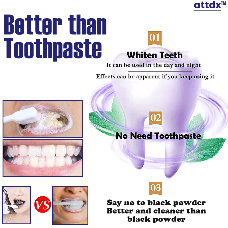ATTDX PearlShine RepairDental Tooth Powder 