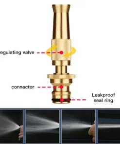 Adjustable High Pressure Water Spray Nozzle