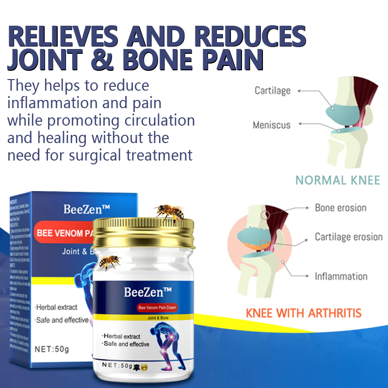 I-BeeZen™ New Zealand Bee Venom Joint kanye ne-Bone Therapy Advanced Cream