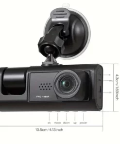 Dash Cam W/ IR Night Vision Loop Recording & 2