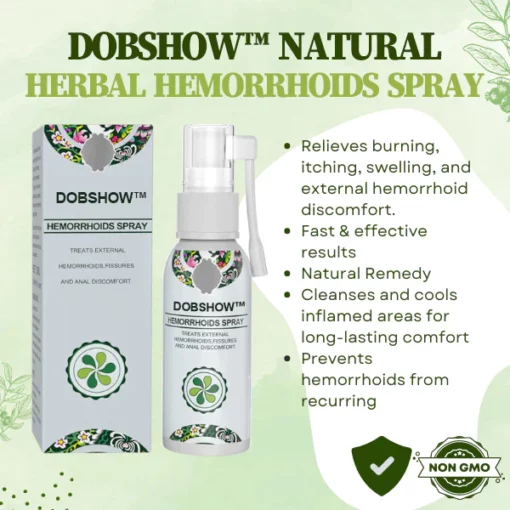 Spray para hemorróidas a base de herbas Dobshow™