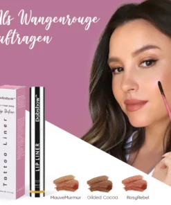 Dobshow™ Luxe 3-in-1 Abziehbar Lippen definieren Tattoo-Liner