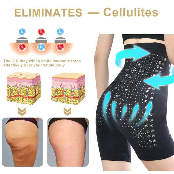 EXPECTSKY™ High waisted Ice Silk ion Fiber Repair Shaper shorts