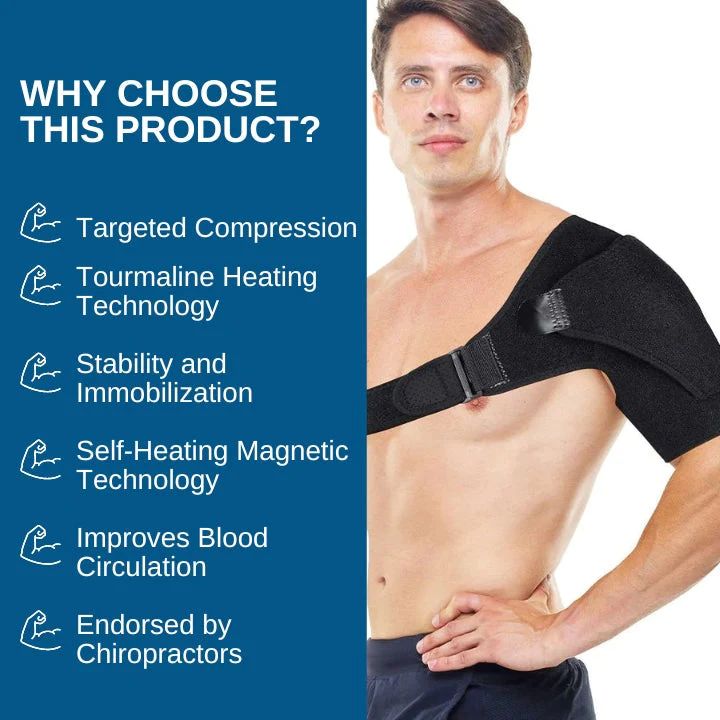 Fivfivgo™ ShoulderHeal Tourmaline Heizung Kompression Brace