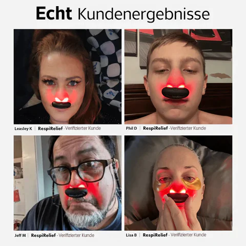 Fivfivgo™ RespiRelief Rotlicht Nasaltherapiegerät