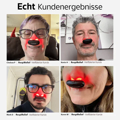 Fivfivgo™ RespiRelief Rotlicht Nasaltherapiegerät