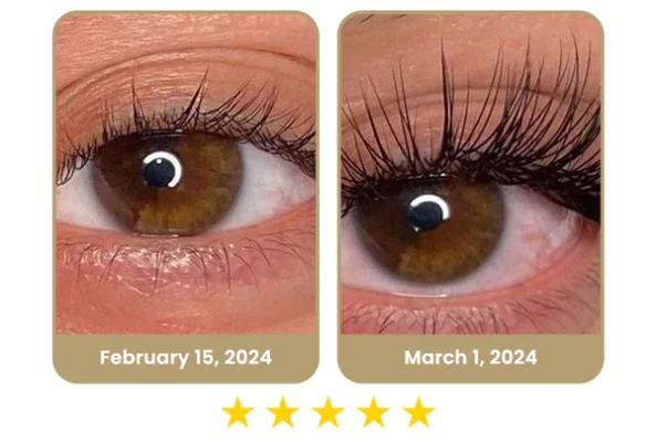 Serum për rritjen vegane Furzero™ LashLuxe me vaj kastori