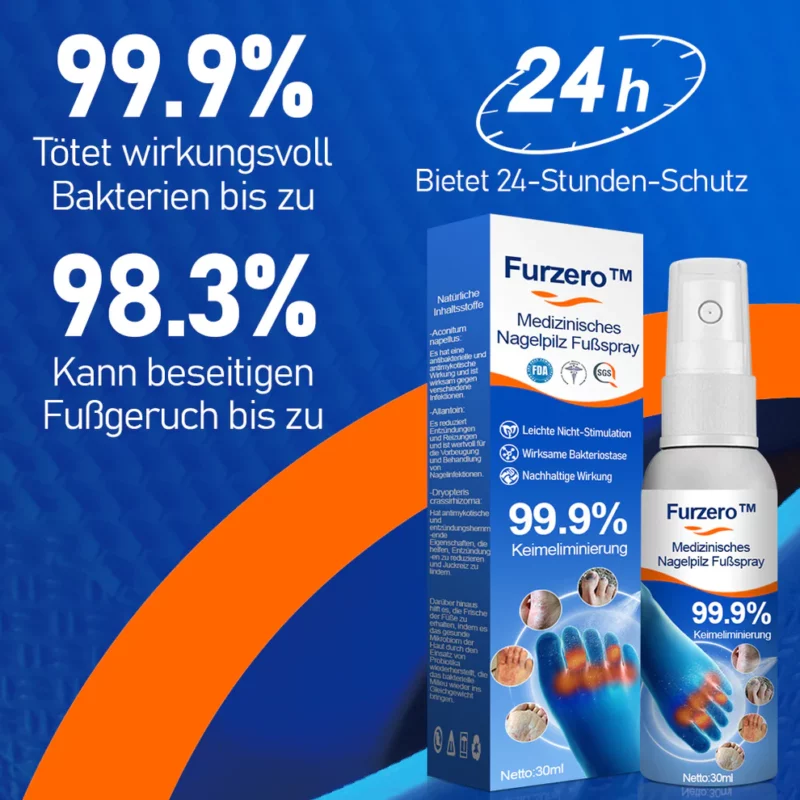 Furzero™ Medizinisches Nagelpilz-Fußspray