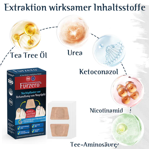 Furzero™ Nachtpflaster zur Behandlung von Nagelpilz