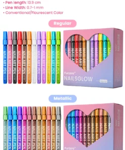 Furzero™ NailsGlow 12 Colors Manicure Pens