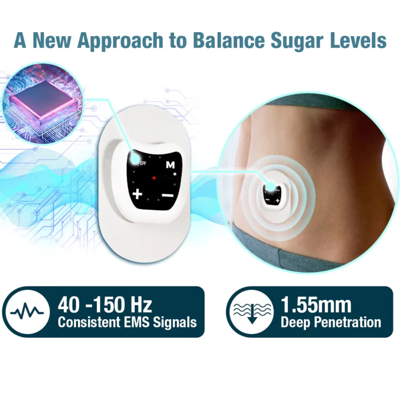 GFOUK™ GlucoCare Electric Pulse Balancing Device