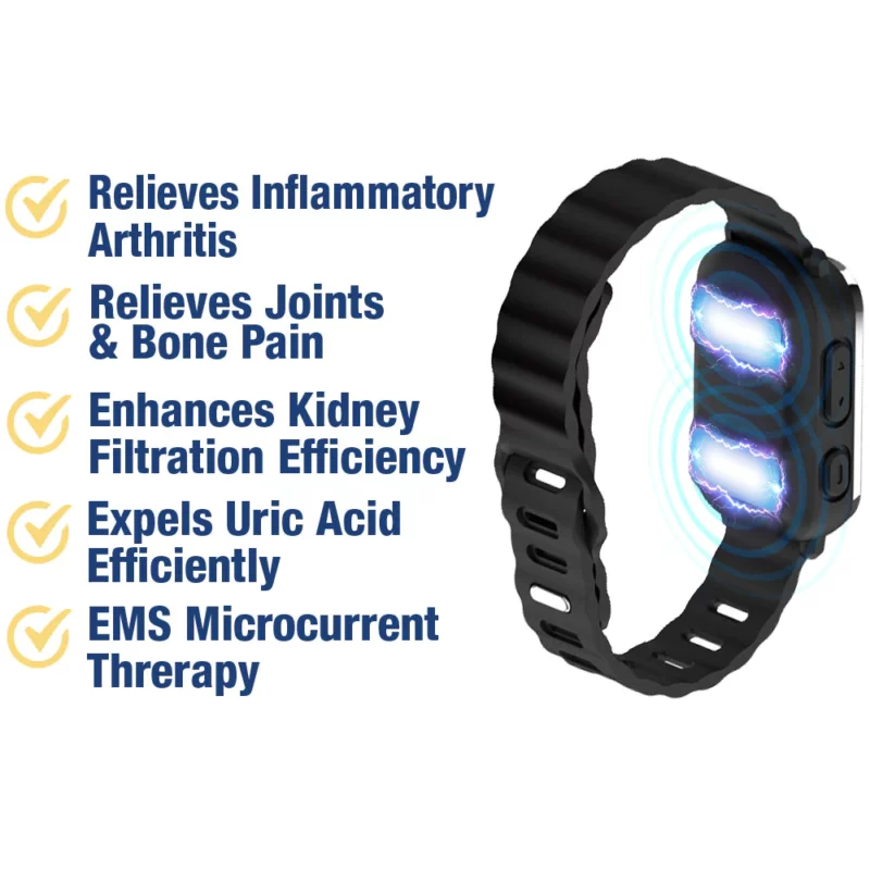 GFOUK™ UricEase Microcurrent Therapy Na'urar