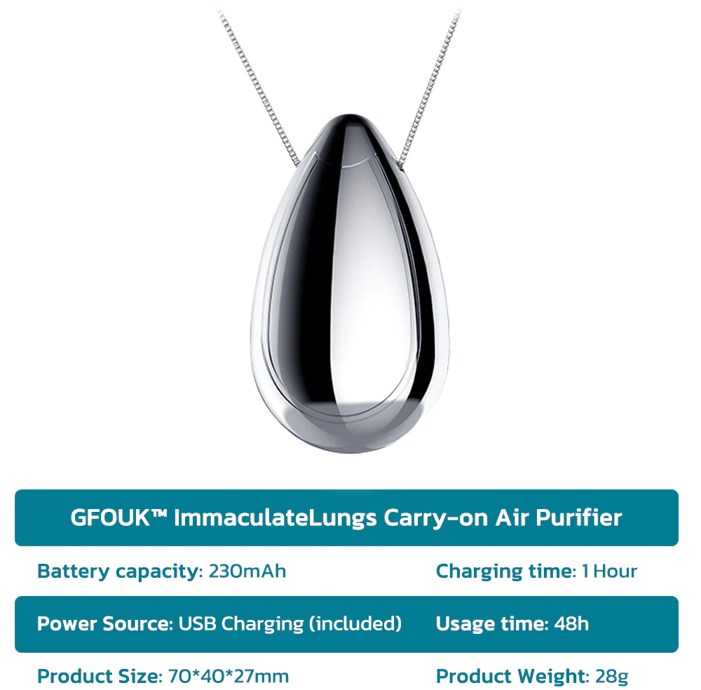 GFOUK™ ImmaculateLungs Carry-on Air Purifier