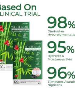 GFOUK™ WHITEBEAR Pigmentation Correction Bamboo Arbutin Pads