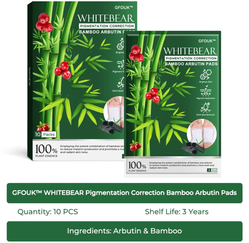 GFOUK™ WHITEBEAR Pigmentation Correction Bamboo Arbutin Pads
