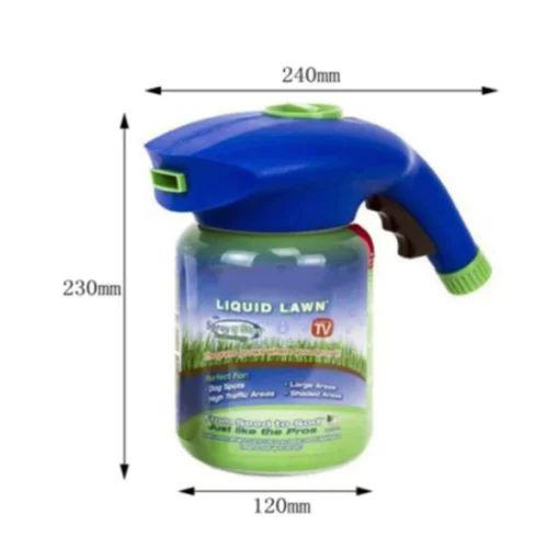 Spray para gramado para controle de pragas e grama verde