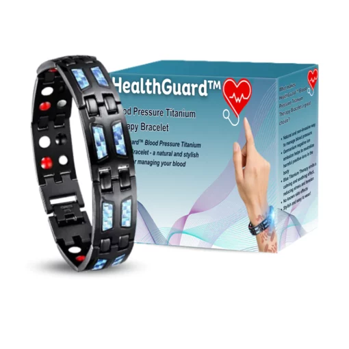 HealthGuard™ બ્લડ પ્રેશર ટાઇટેનિયમ થેરપી બ્રેસલેટ