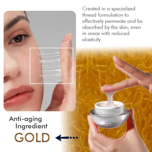 Oveallgo™ Korean Gold Seal Lifting Cream+ 2-in-1 Red Light / EMS-raviseadme komplekt – pilt 8