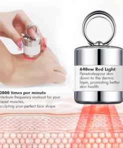 Oveallgo™ Korea Gold Seal Lifting Cream+ 2-in-1 Red Light / EMS teraapiaseadmete komplekt