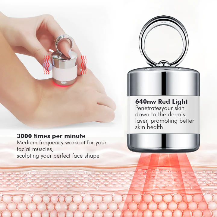 Oveallgo™ Korea Gold Seal Lifting Cream+ 2-in-1 Red Light / EMS teraapiaseadmete komplekt