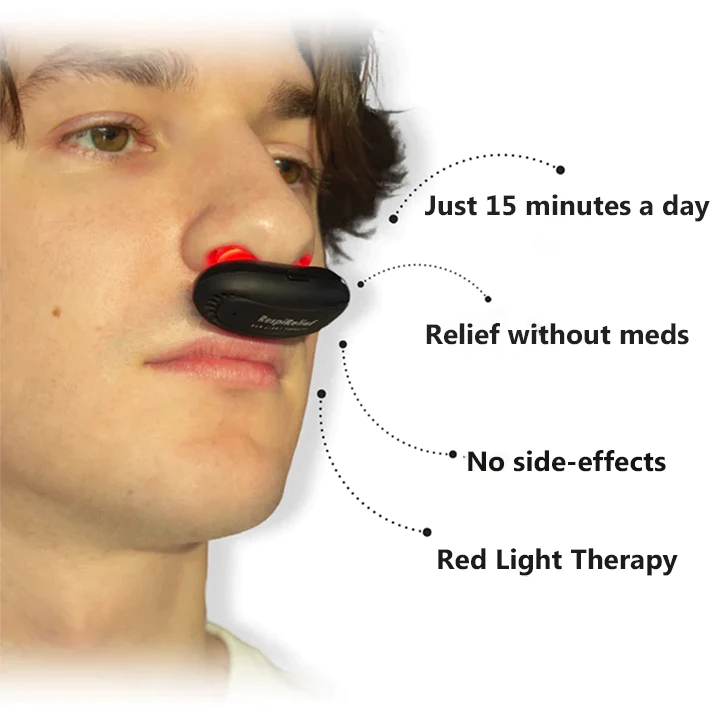 Oveallgo™ ProX RespiRelief Red Light Nasal Therapy Instrument
