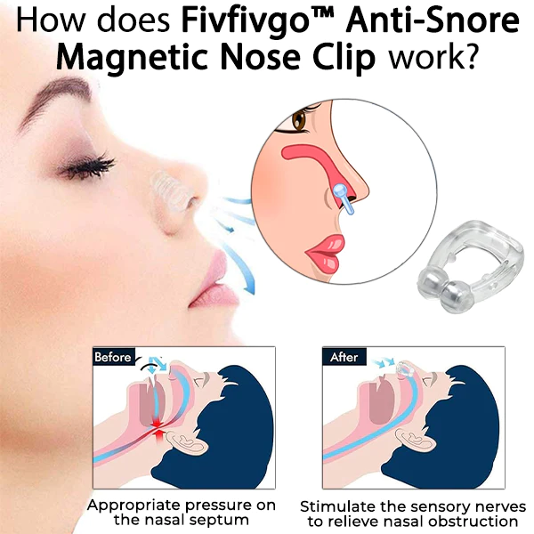 Oveallgo™ Anti-Snore Magnetic Nose Clip