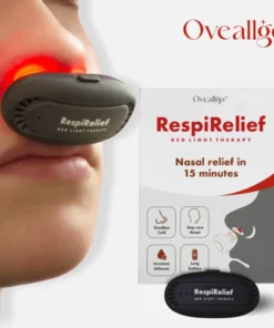 Oveallgo™ RespiRelief Ultimate Red Light Nasal Therapy Instrument