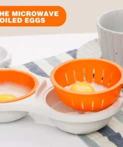 Portable egg cooker for microwave