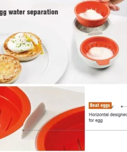 Portable egg cooker for microwave