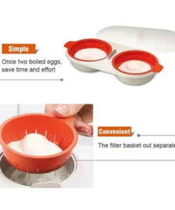 Portable egg cooker for microwave