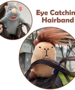 RICPIND Funny HairGrab Capybara Hairband