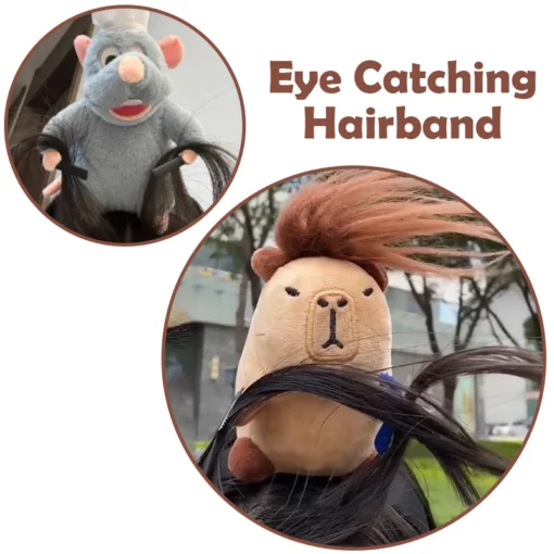 RICPIND Funny HairGrab Capybara-hårband