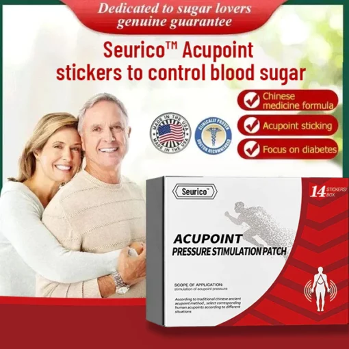 Seurico™ Acupointi kleebised veresuhkru kontrollimiseks